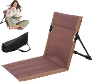 Beach Lounge Chair, Waterproof Folding Reclining Beach Chair, Lightweight Portable Beach Chair with Carry Bag for Holidays Garden Camping Park Reclining Beach Chair Beach Chairs for Adults Portable B
