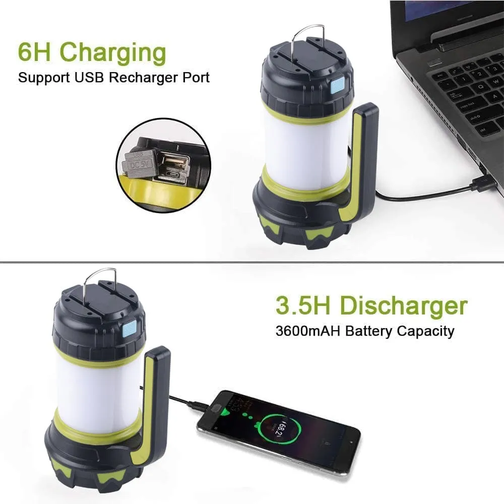 BeaconPlus™ Z30 8000 Lumen 100W USB Rechargeable Water Resistant LED Torch