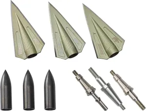 Bear Archery RazorHead VWS Double Bevel Kit BT175DB