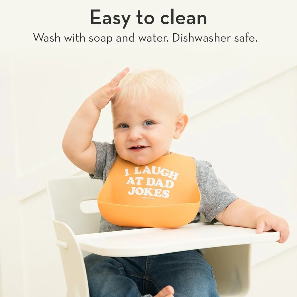 Bella Tunno Wonder Bib – Waterproof Silicone Bibs for Boys & Girls, Non-toxic & BPA Free Silicone Baby Bibs & Toddler Bibs