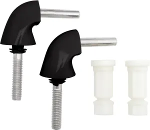 Bemis HK84 047 Toilet Seat Hinge/Hardware Kit, Black