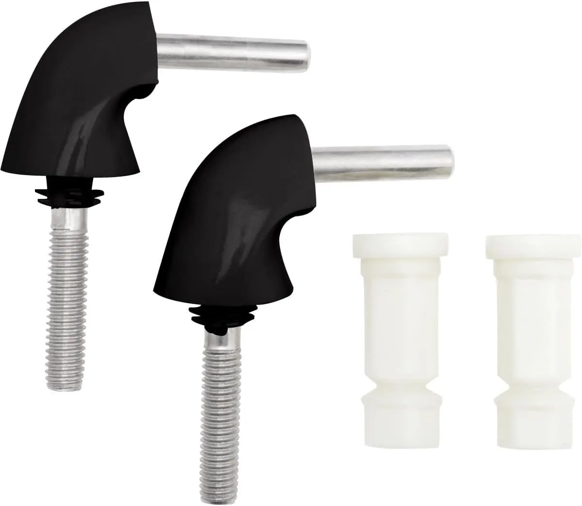 Bemis HK84 047 Toilet Seat Hinge/Hardware Kit, Black