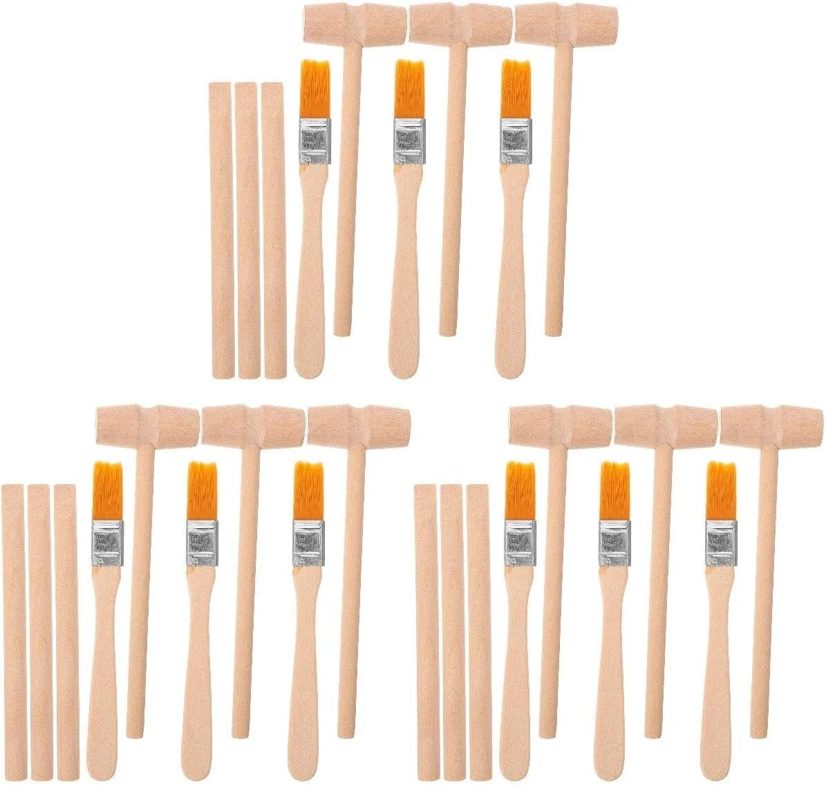 BESTonZON 9sets Boys and Girls Dinosaur Excavation Tool Kit Hammer Chisel Brush for Gemstone Digging Archaeology Toys for Ages for Birthdays Holidays