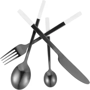 BESTYASH 4-piece Camping Silverware Set Serving Sets Stainless Steel Cutlery Kit for Outdoor