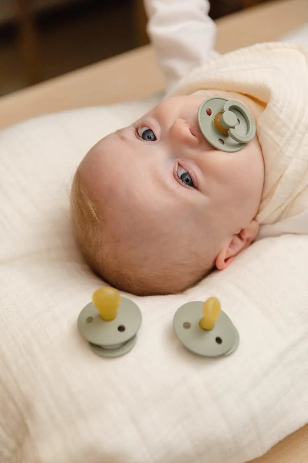 BIBS Pacifiers Colour Collection | Natural Rubber Baby Pacifier | Set of 2 BPA-Free Soothers | Made in Denmark | 0  Months (Pack of 2) | Black