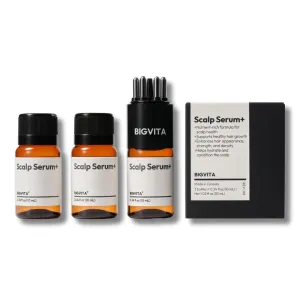 BIGVITA Scalp Serum   | Scalp Massager Applicator for Thicker, Fuller Hair | Hair Growth, Dry Scalp Relief | Biotin, AnaGain™, Centella & Natural Leaf Extracts | Soothes Itchy, Flaky Scalp