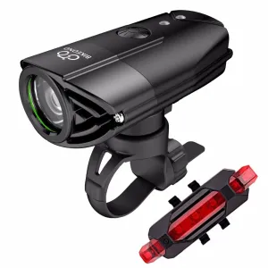 Bike Headlight LED Taillight USB Rechargeable Flashlight MTB Cycling Lantern For Bicycle Lamp