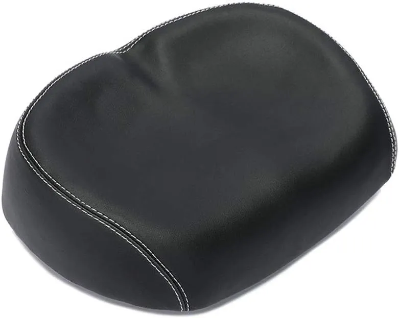 Bike Seat, Wide Large Bicycle Saddle, Ergonomic Universal Replacement Bike Seat Comfortable Bicycle Saddle Pads Waterproof Shock
