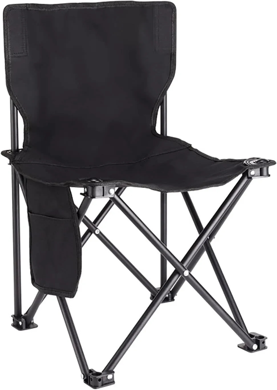 BK&MF Folding Camping Chair,Comfortable Reclining Folding Chair with Storage Pocket Adjustable Lawn Chair Stable Compact for Storage and Travel,B,39x39x64cm(15x15x25inch)