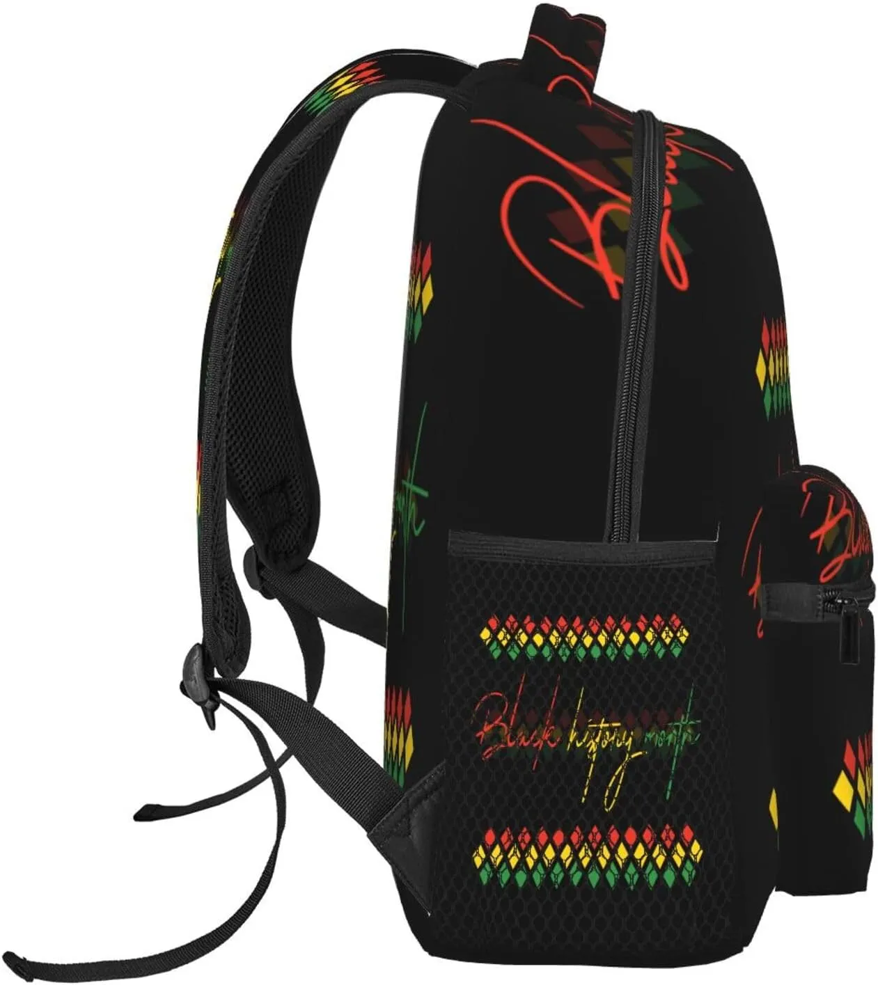 Black History Month Celebrated February Backpack Lightweight Laptop Backpack Casual Daypack Travel Double Shoulder Bag For Women Men