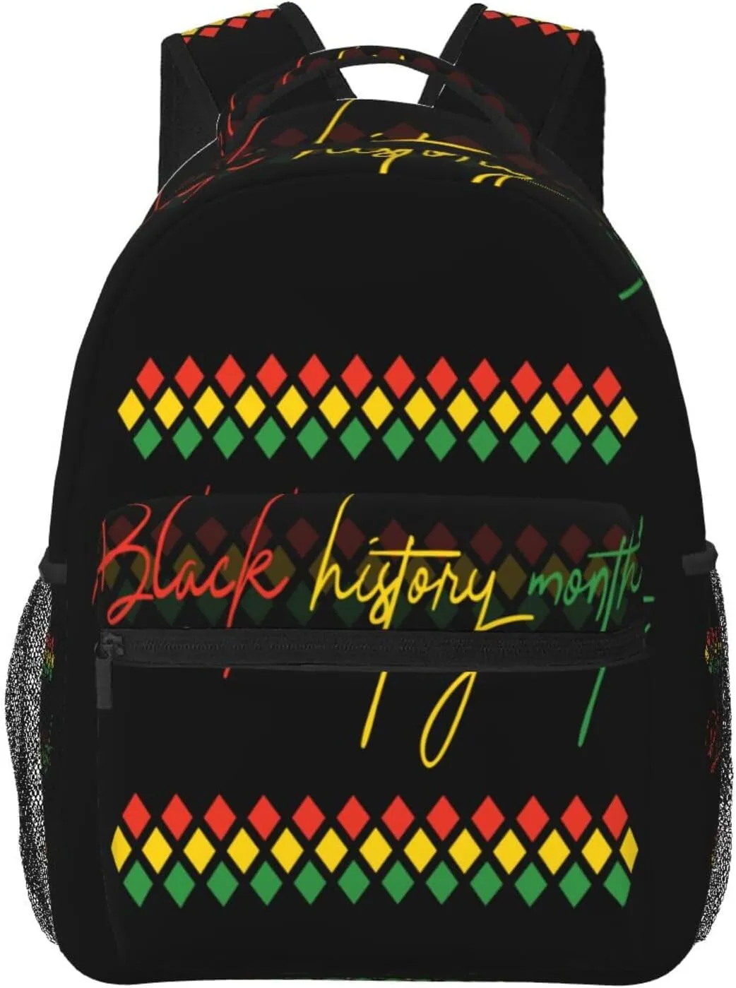 Black History Month Celebrated February Backpack Lightweight Laptop Backpack Casual Daypack Travel Double Shoulder Bag For Women Men