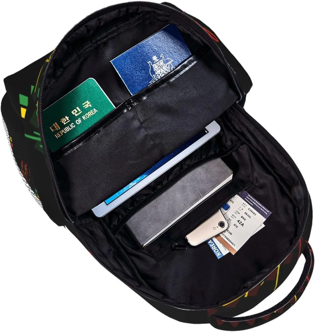 Black History Month Celebrated February Backpack Lightweight Laptop Backpack Casual Daypack Travel Double Shoulder Bag For Women Men