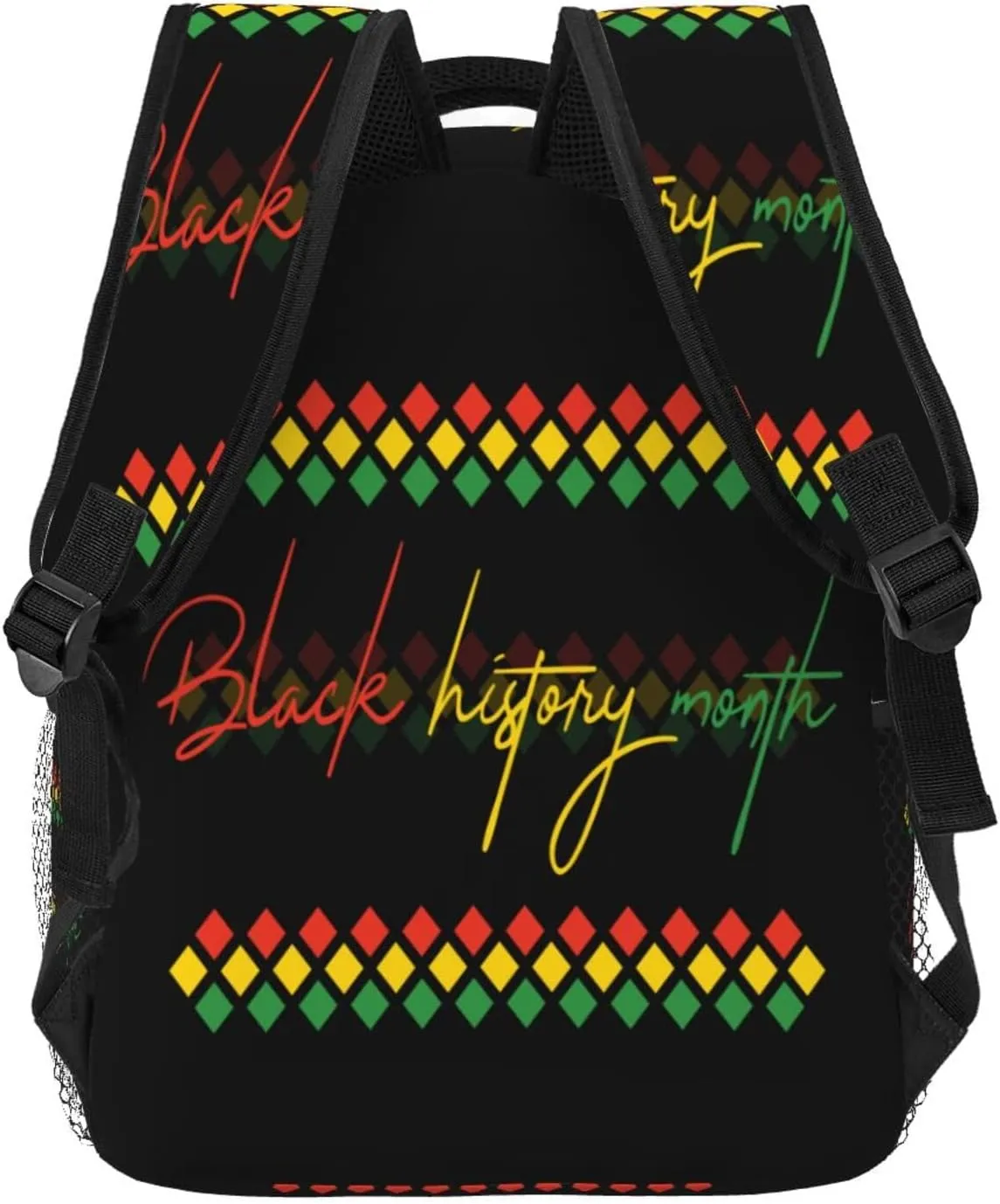 Black History Month Celebrated February Backpack Lightweight Laptop Backpack Casual Daypack Travel Double Shoulder Bag For Women Men