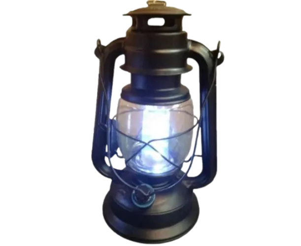 Black Lantern With Led Light