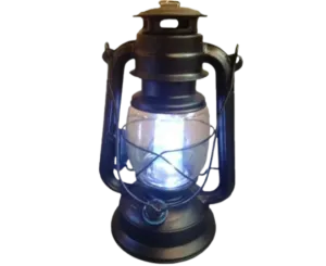 Black Lantern With Led Light