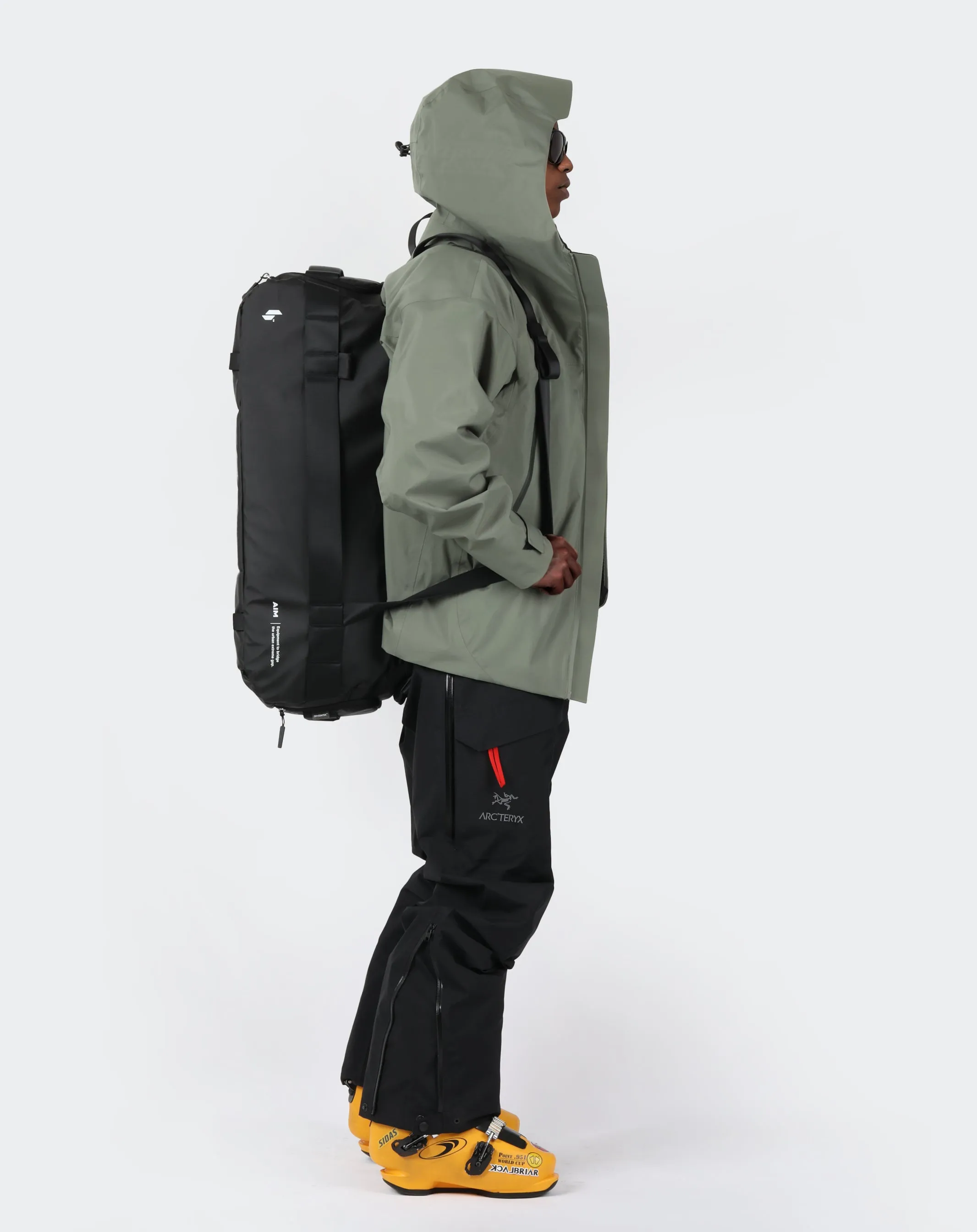 BlackBriar 60L Duffel Backpack Range 2.0 - Ashy Black