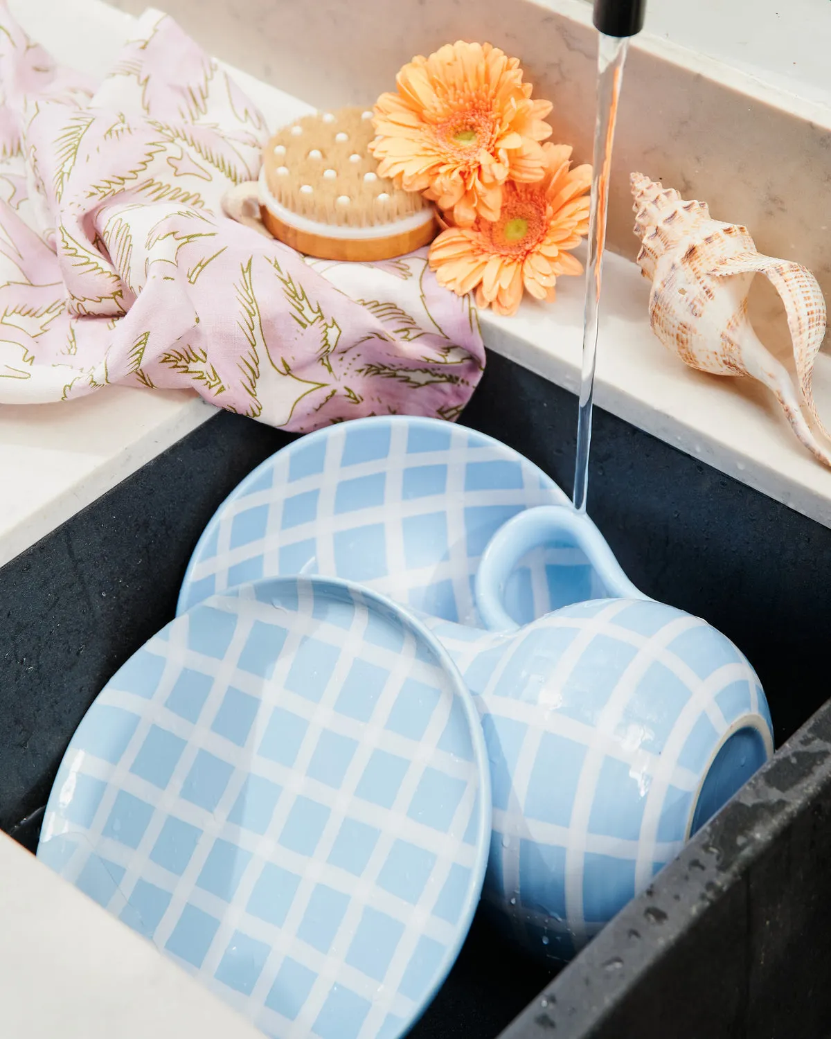 Blue Bird Tartan Water Jug - Kip&Co