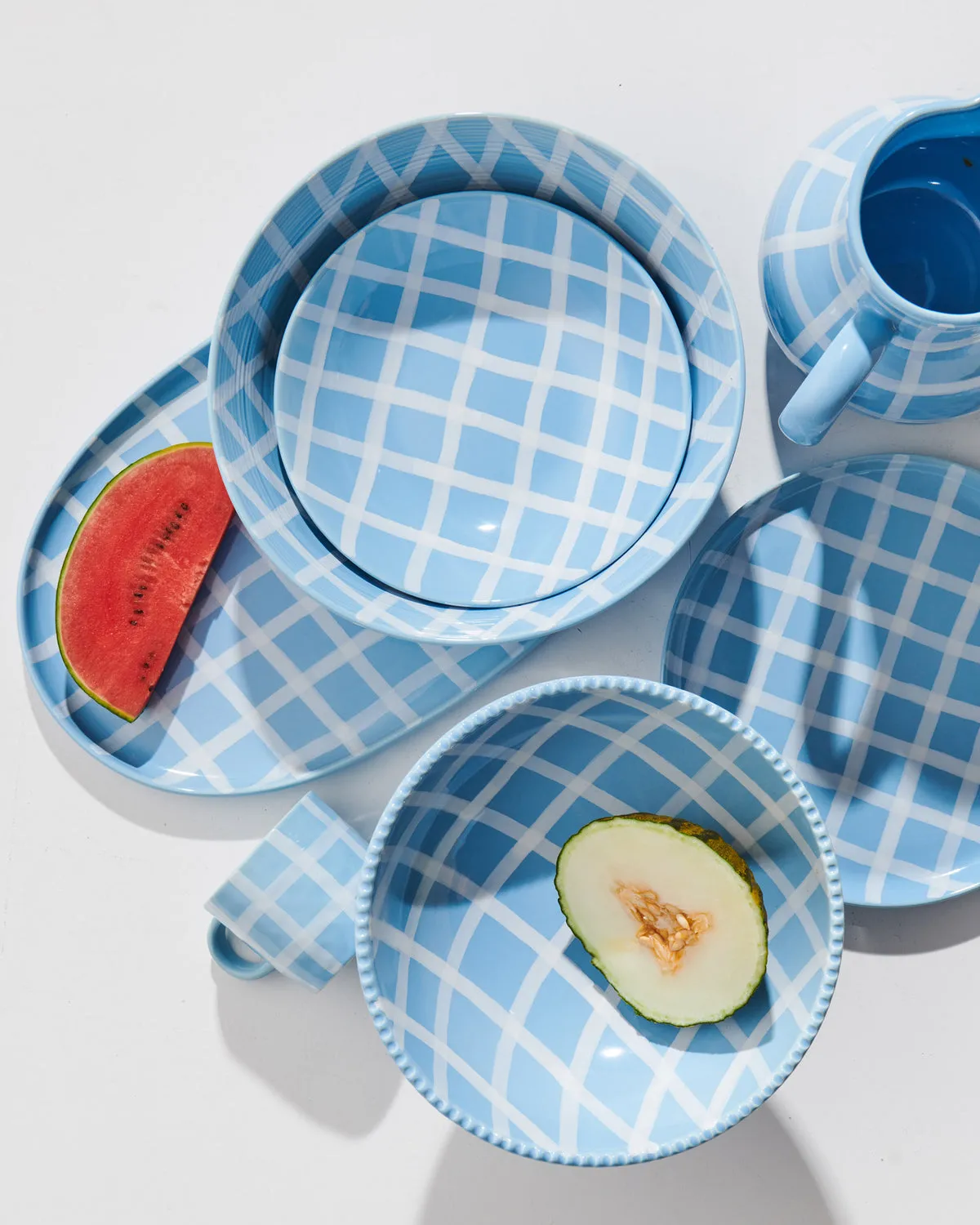 Blue Bird Tartan Water Jug - Kip&Co
