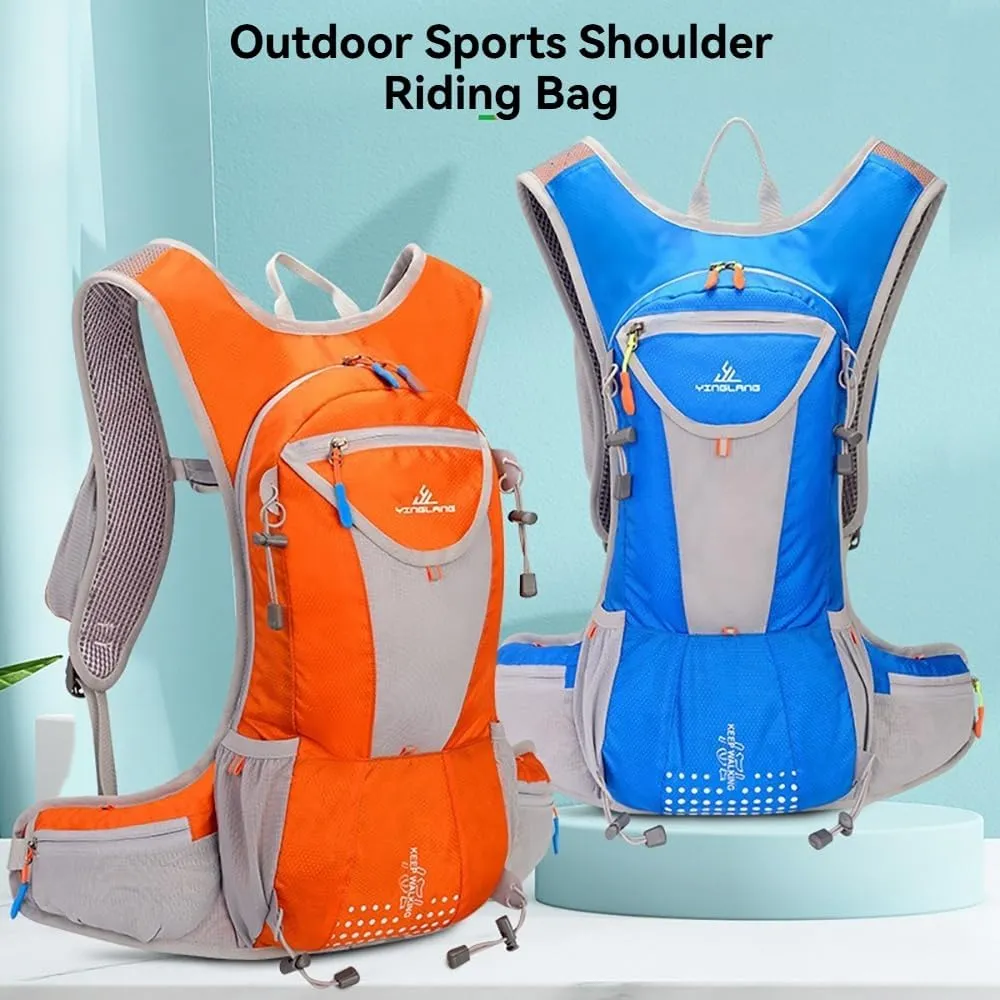 BlueField Lightweight Hydration Backpack Hiking Water Backpack Women Men Hydration Pack for Travel, Biking, Running