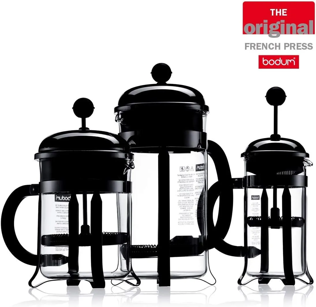 Bodum Chambord 3-Cup Coffee Maker, Gold, 0.35 Litre/ 12oz
