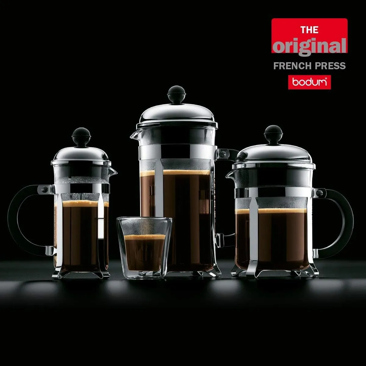 Bodum Chambord 3-Cup Coffee Maker, Gold, 0.35 Litre/ 12oz