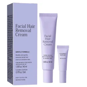 Body Hair Removal Cream with Spatula Applicator, Hair Removal Cream For Sensitive Skin, Gentle Formula, Safe for Sensit