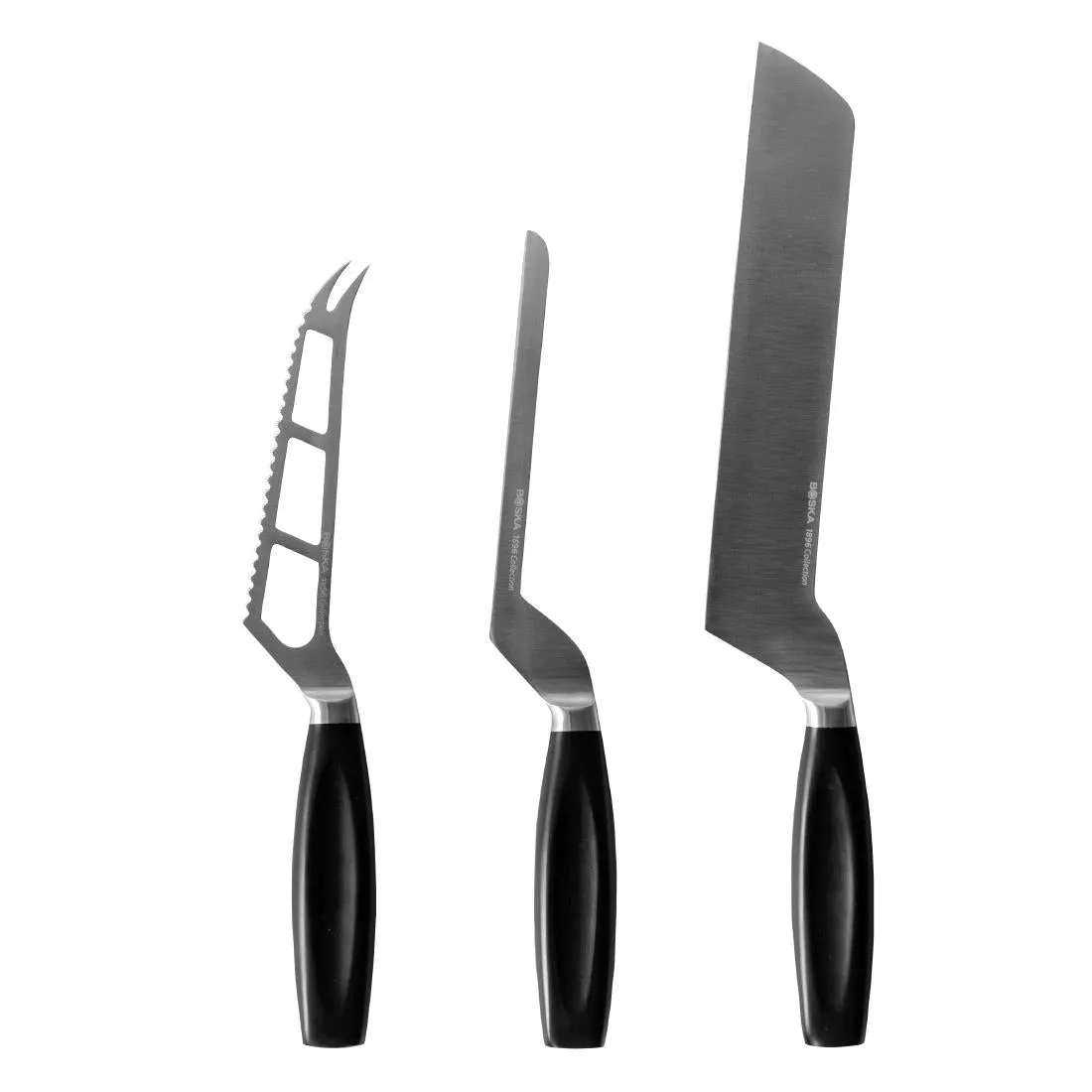 Boska Semi-Hard Cheese Knife Black 210mm