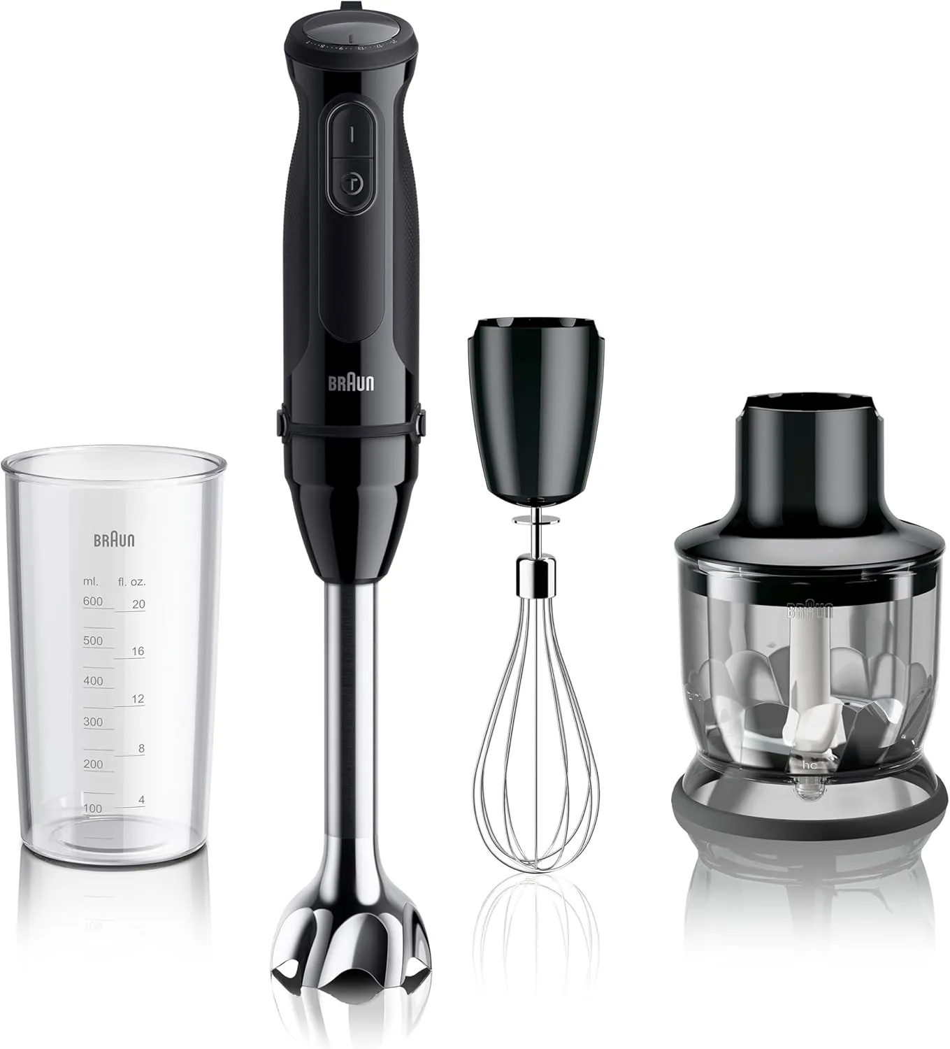 Braun MQ50202M MultiQuick 5 Vario Hand Blender, Black