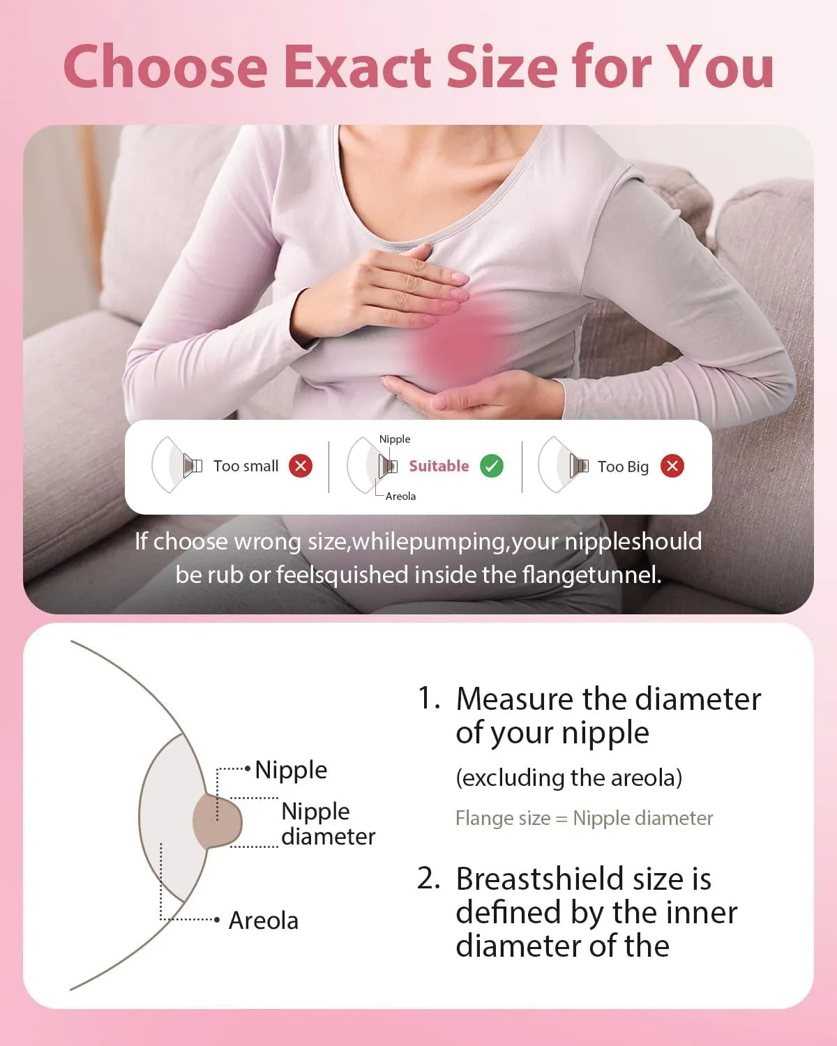Breast Pump Parts Compatible with Spectra S1/S2/9 Plus, Not Original Accessories, Full Set Replacements Include 24mm Flanges, Valves, Backflow Protectors (Duckbills Included), Tubings and Bottles