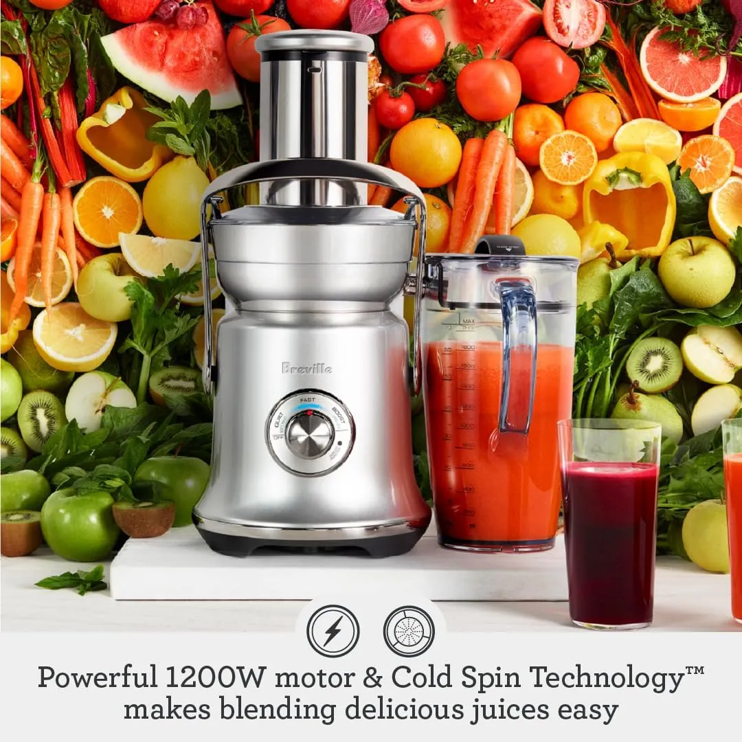 Breville BJE830BST Juice Fountain Cold XL, 70 oz, Black Stainless Steel