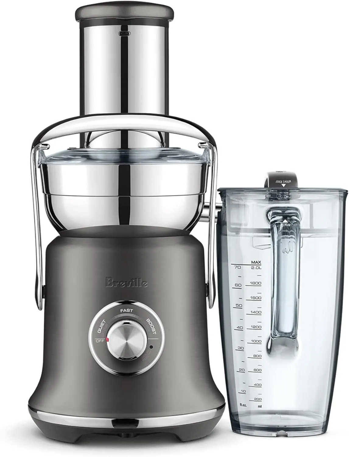 Breville BJE830BST Juice Fountain Cold XL, 70 oz, Black Stainless Steel