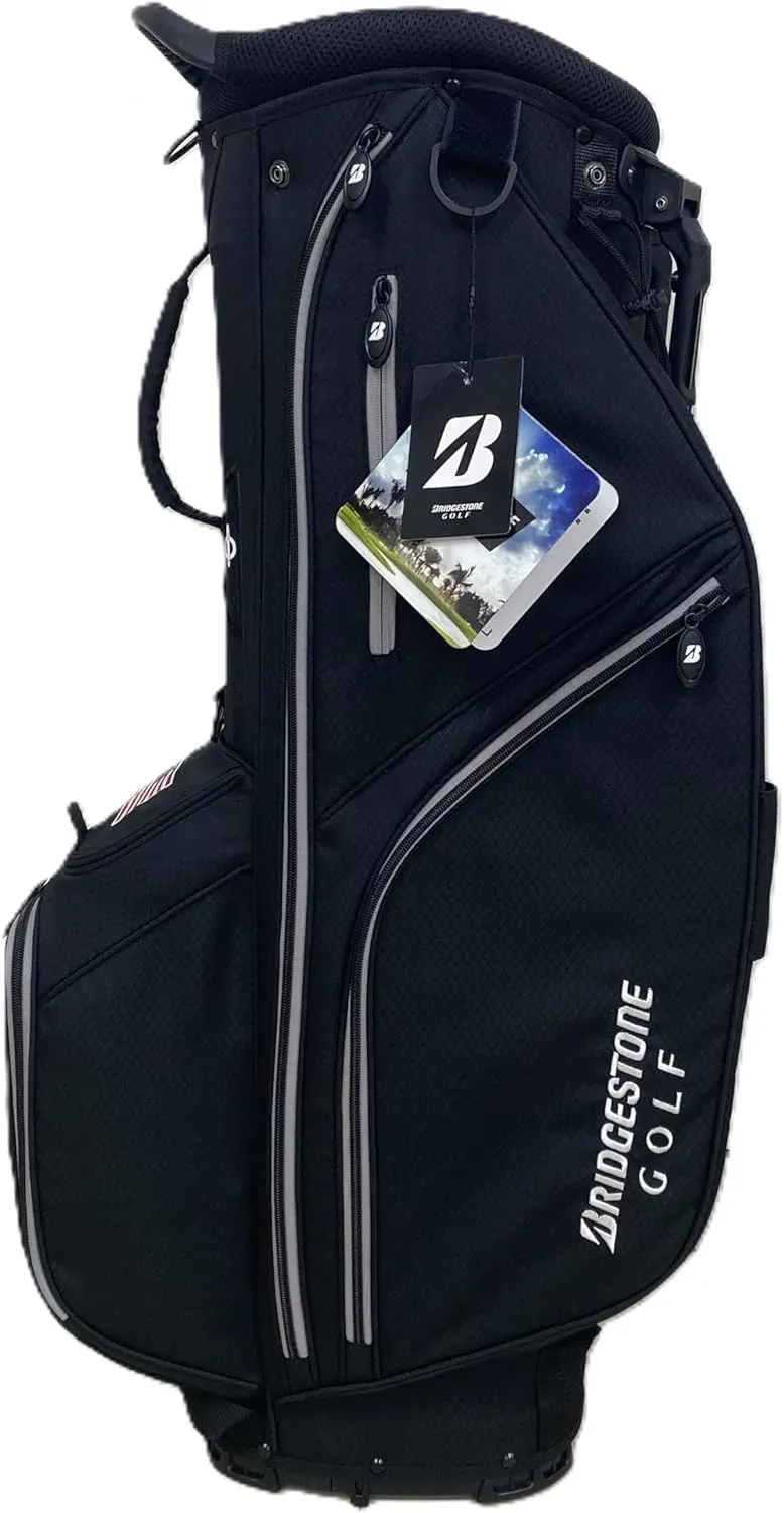 Bridgestone Golf Lightweight Stand Bag Black