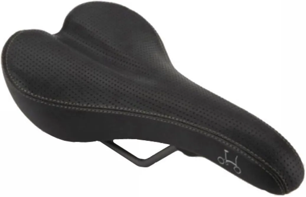 Brompton Bikes Wide Saddle – Comfortable Padded Bike Saddle for Brompton Folding Bikes - Black