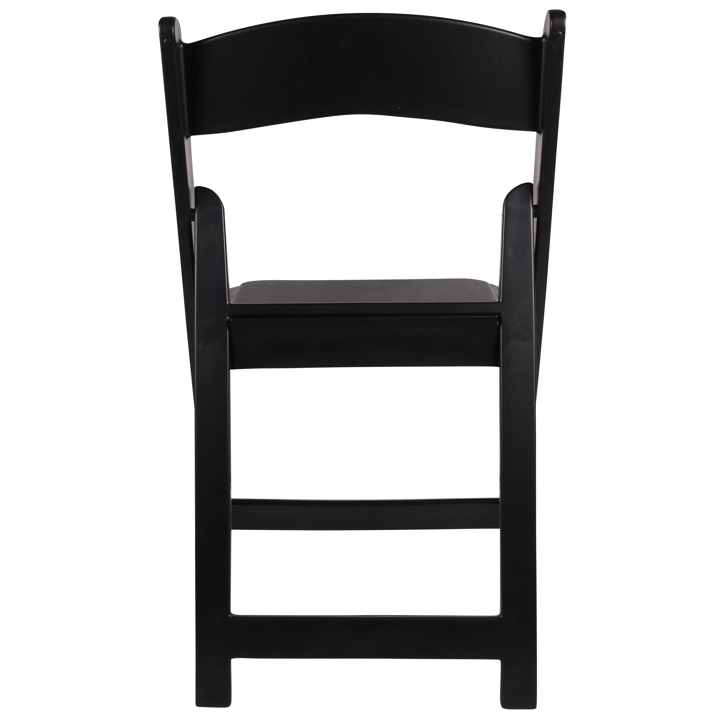 BTExpert Resin Folding Chair Vinyl Padded Seat Indoor Outdoor lightweight Set for Home Event Party Picnic Kitchen Dining Church School Weddings Black Set of 20