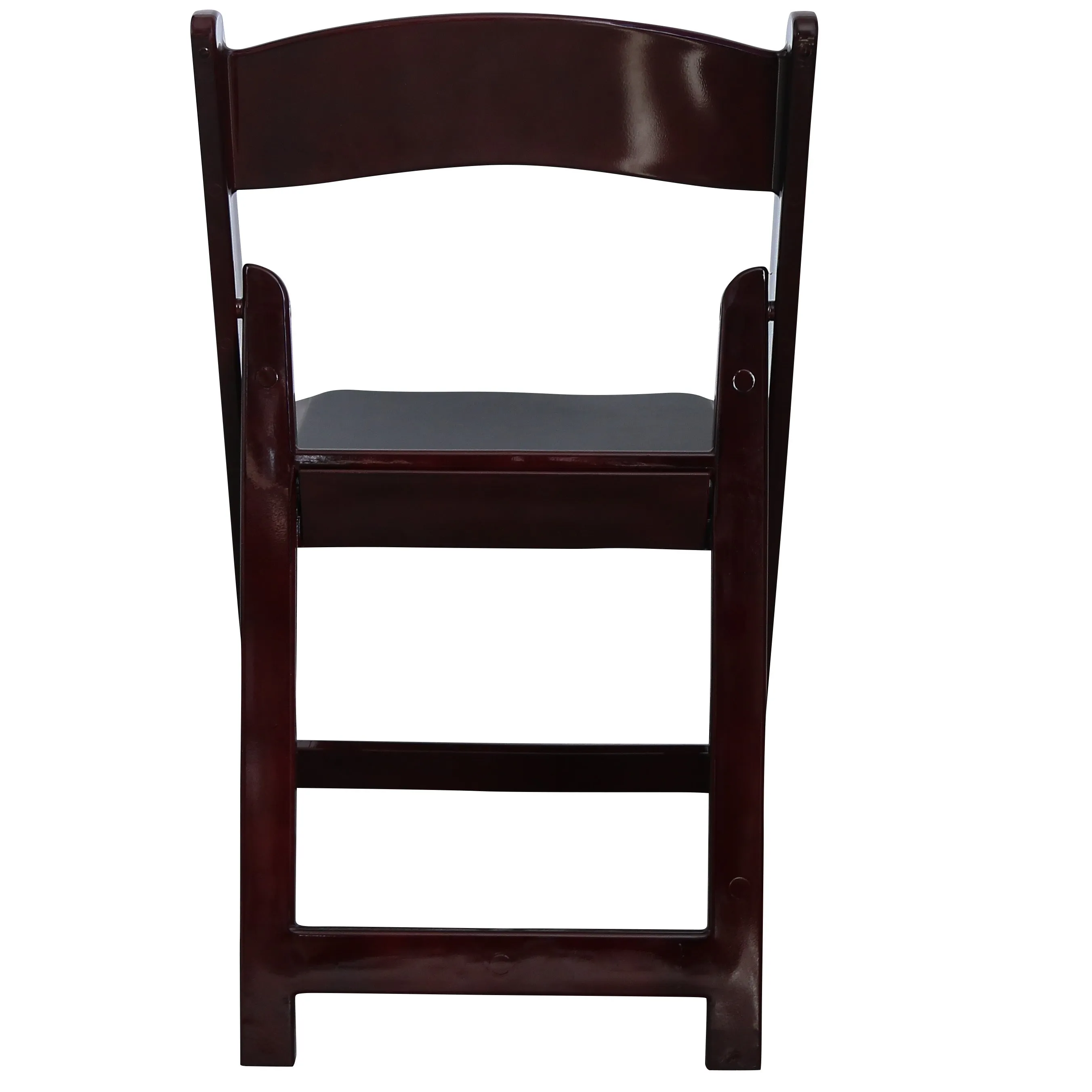 BTExpert Resin Folding Chair Vinyl Padded Seat Indoor Outdoor lightweight Set for Home Event Party Picnic Kitchen Dining Church School Weddings Red Mahogany set of 50
