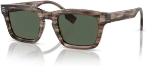 BURBERRY BE4403 Rectangle Sunglasses for Men   BUNDLE With Designer iWear Complimentary Eyewear Kit