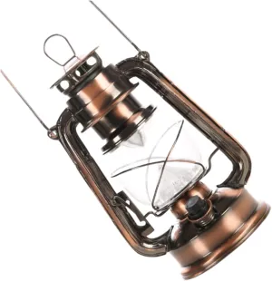 Cabilock Vintage Led Kerosene Lamp High Brightness Camping Lantern Rotating Knob