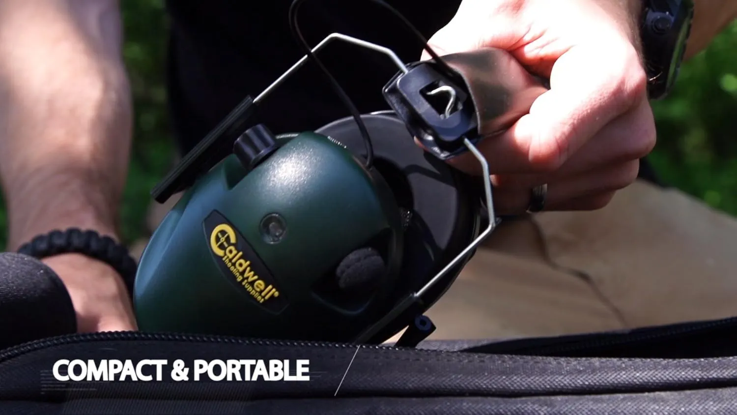 Caldwell E-MAX Electronic Hearing Protection 21-25 NRR - Adjustable Earmuffs for Shooting, Hunting and Range