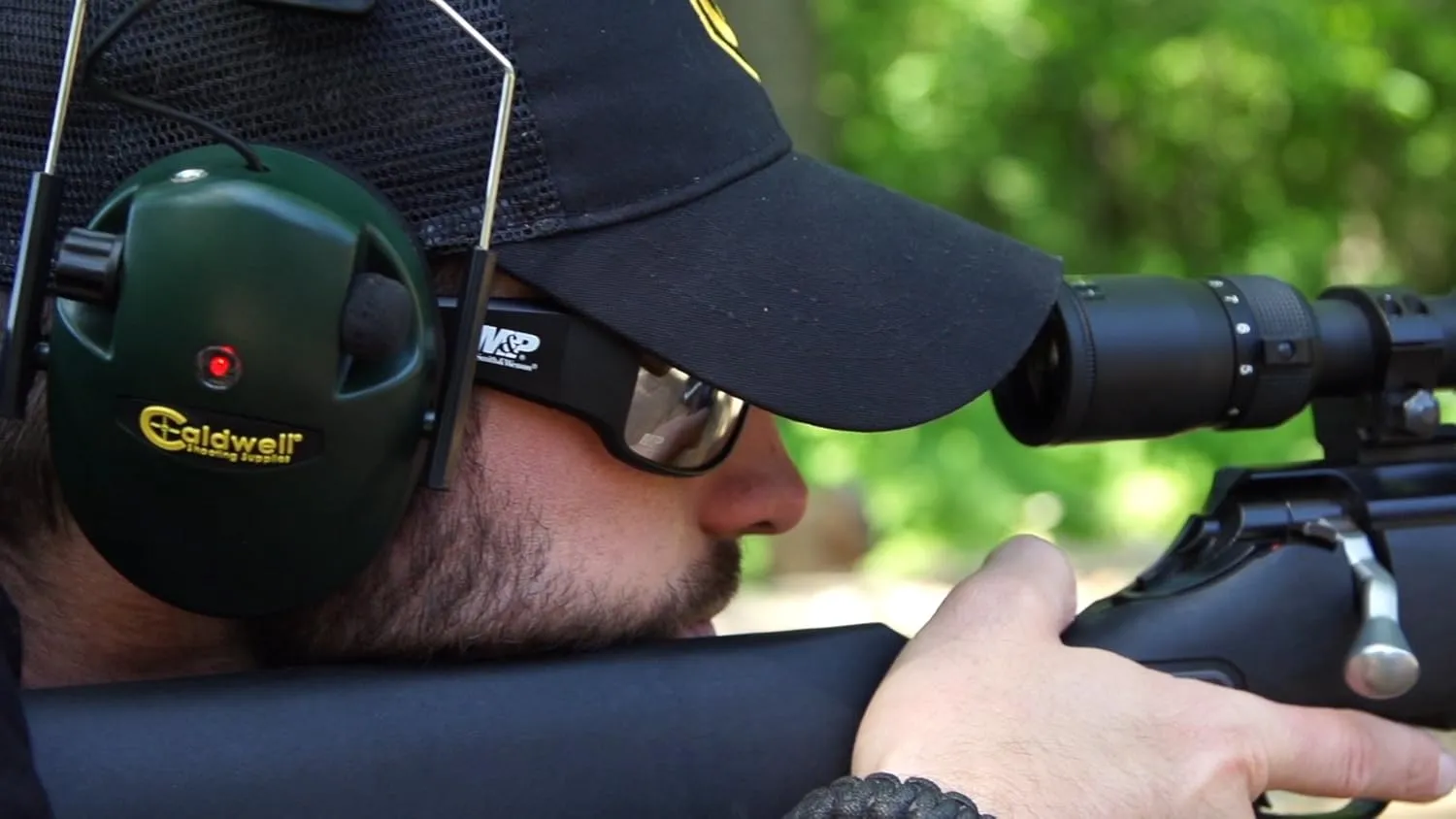 Caldwell E-MAX Electronic Hearing Protection 21-25 NRR - Adjustable Earmuffs for Shooting, Hunting and Range