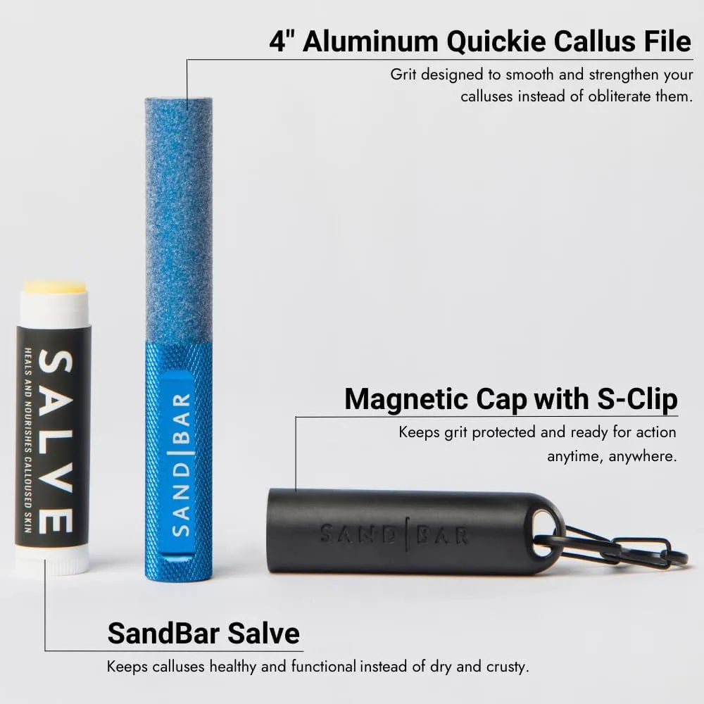 Callus Remover & File - Lightweight Hand Callus Tool - Perfect for Cross Training, Gymnasts, Rock Climbers & Gym Athletes - Easy Clean Hand Care Tool - Maintain Calluses
