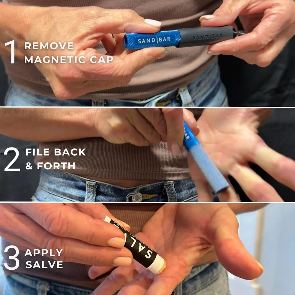 Callus Remover & File - Lightweight Hand Callus Tool - Perfect for Cross Training, Gymnasts, Rock Climbers & Gym Athletes - Easy Clean Hand Care Tool - Maintain Calluses