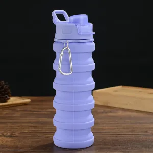 Camouflage Silicone Collapsible Water Bottle