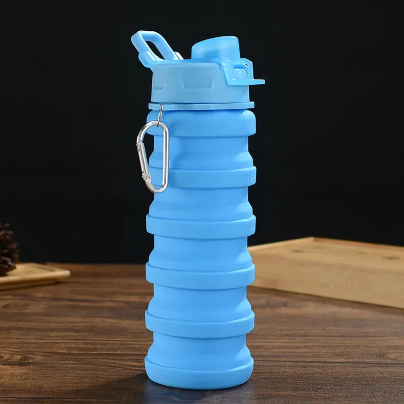 Camouflage Silicone Collapsible Water Bottle