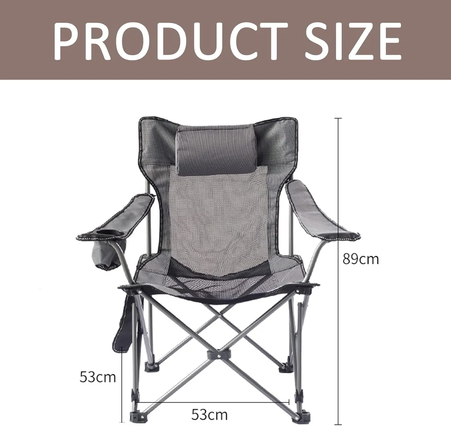 Camping Chair Recliner Portable, Beach Chairs Height Folding Lightweight, Comfortable Camping Chairs, for Camping, Hiking Fishing,F