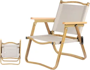 Camping Chairs-Folding Chairs for Outside, Folding and Reclining Beach Chair,Lawn Chairs for Adults