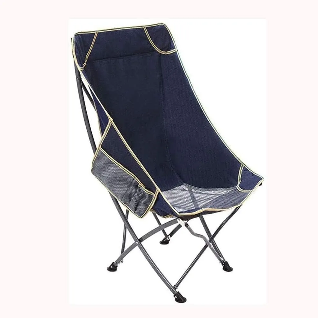 Camping Chairs, Portable Chair,Folding Reclining Chair Up to 330lbs Lounge Camping Chairs Footrest for Outdoor Camping