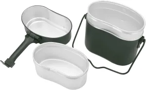 Camping Cooking Tin Food Storage Mess Kit Outdoor Camping Tin Survival Mess Tin Camping Food Container Lunch Serving Box Camping Lunch Box Cookware Mess Set