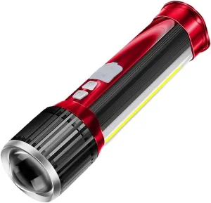 Camping Lantern LED Camping Light Rechargeable Outdoor Tent Light Portable Emergency Light Backpack Hiking Fishing Shading Flashlight Portable Light for Camping Hiking Fishing (Color : Red)