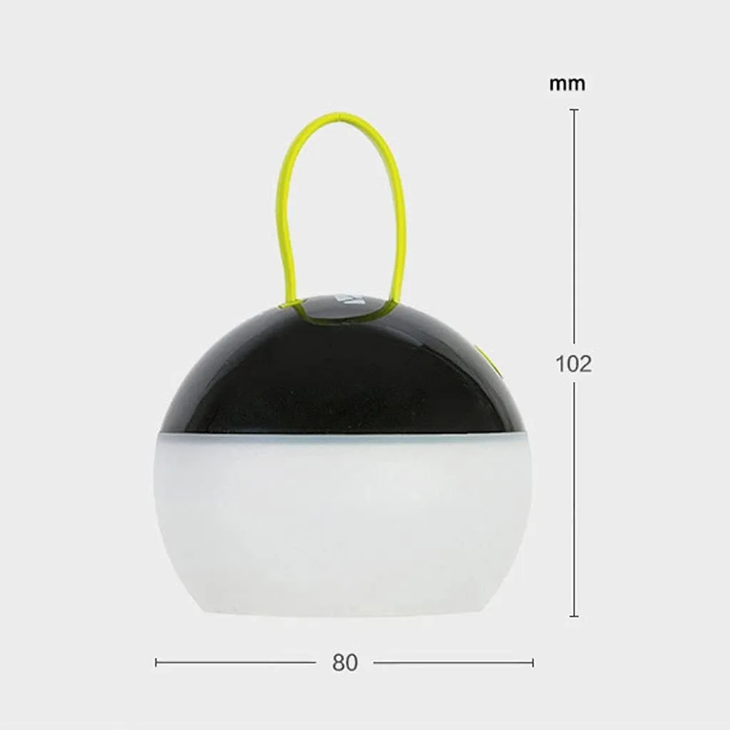 Camping Lantern Outdoor Waterproof Camping Light LED Hanging Tent Light Rechargeable Mini Light Portable Light for Camping Hiking Fishing (Color : Yellow)