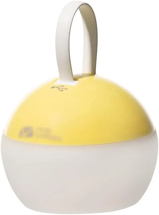 Camping Lantern Outdoor Waterproof Camping Light LED Hanging Tent Light Rechargeable Mini Light Portable Light for Camping Hiking Fishing (Color : Yellow)